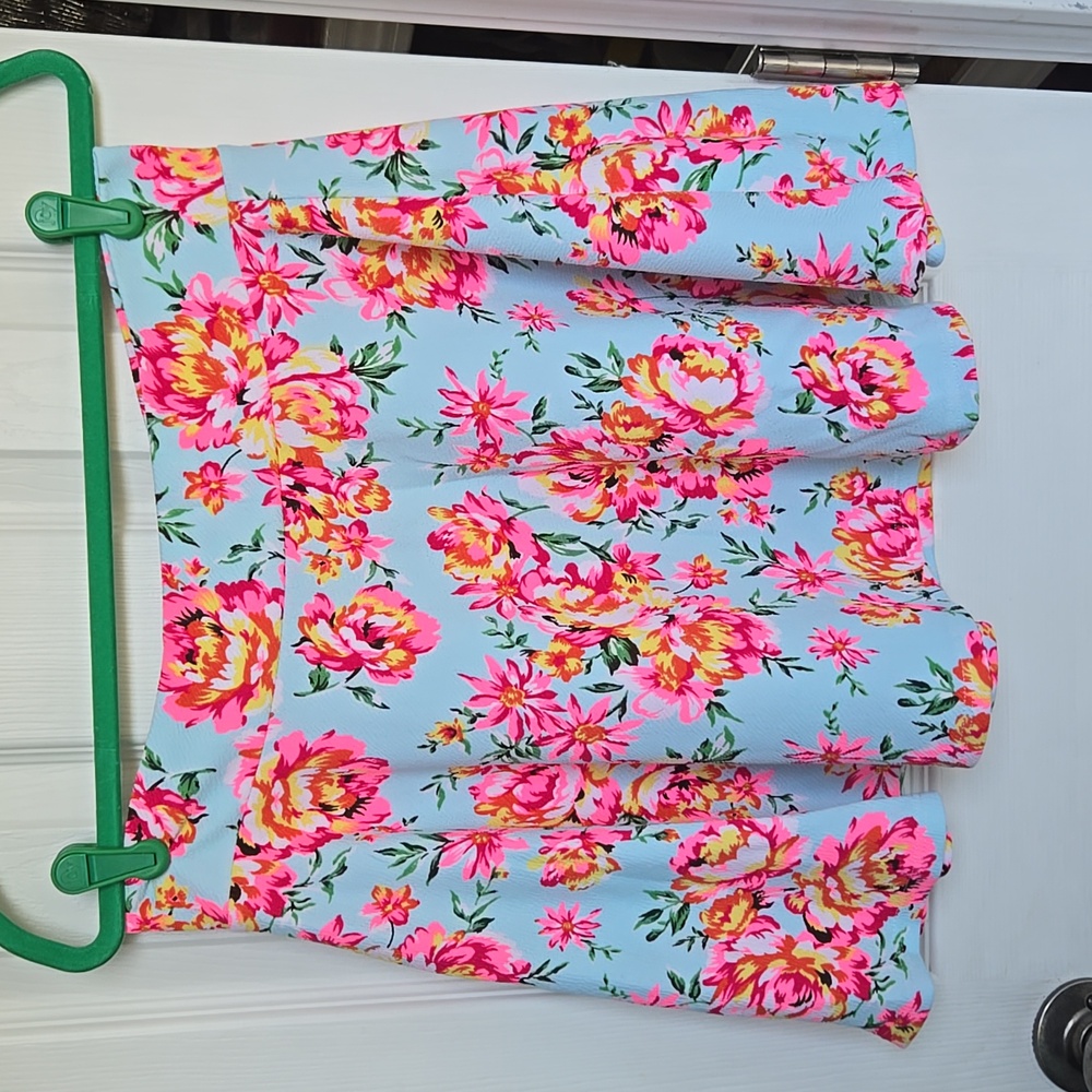 Charlotte Russe Floral Skirt Fun Flirty Vacation XL